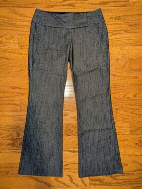 Maurices Studio Y dress pants - Y2K low rise flare - size 5 / 6 - charcoal gray